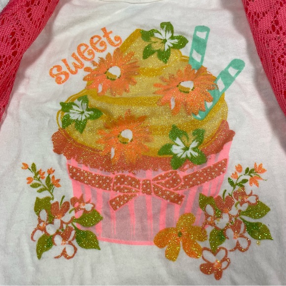 NWT Nannette Mock Twofer Floral Top With Matching Shorts Size 3T - Picture 2 of 7